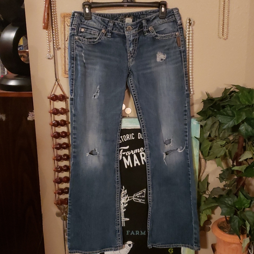 Silver Pioneer Jeans Size 3p
